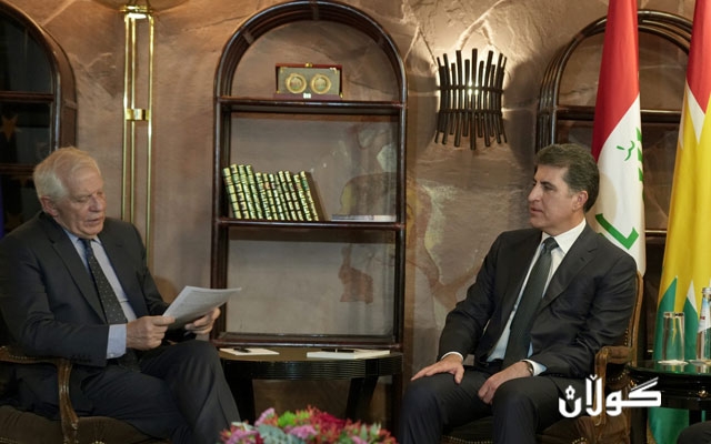 سه‌رۆك نێچيرڤان بارزانى له‌گه‌ڵ جێگرى سه‌رۆكى كۆمسيۆنى يه‌كێتيى ئه‌ورووپا كۆبووه‌وه‌