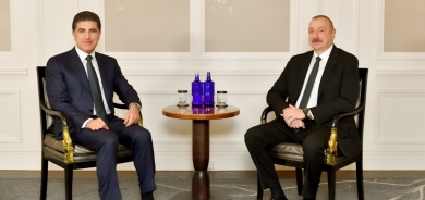 President Nechirvan Barzani meets with President Ilham Aliyev of Azerbaijan