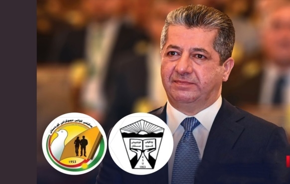 مسرور بارزاني يهنئ اتحادي الطلبة والشباب الديمقراطي الكوردستاني بالذكرى الـ 70 لتأسيسهما