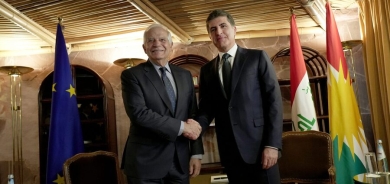 Nêçîrvan Barzanî û Josep Borrell civiyan