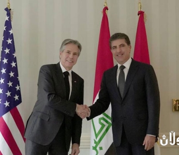 سه‌رۆك نێچيرڤان بارزانى له‌گه‌ڵ وه‌زيرى ده‌ره‌وه‌ى ئه‌مه‌ريكا كۆبووه‌وه‌