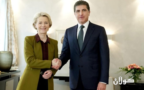 سـه‌رۆكـى هه‌رێمى كوردستان له‌گه‌ڵ سه‌رۆكى كۆمسيۆنى ئه‌ورووپا كۆبووه‌وه‌