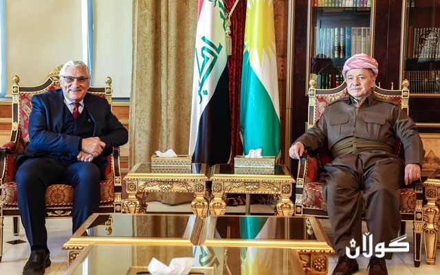 سەرۆک بارزانی پێشوازی لە شاندێکی باڵای هێزەکانی گۆڕانی دیموکراتی دەکات