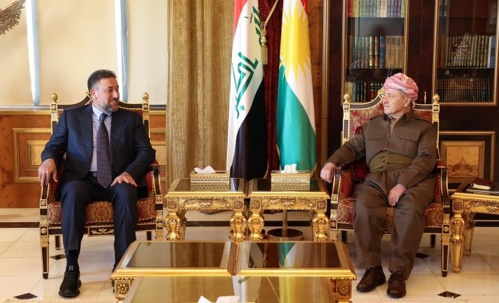 الرئيس بارزاني و زعيم تحالف 