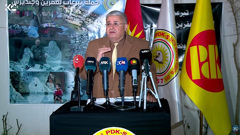 PDK-S encama hilmeta komkirina alîkariyan bo ziyandîtiyên Efrînê radigihîne