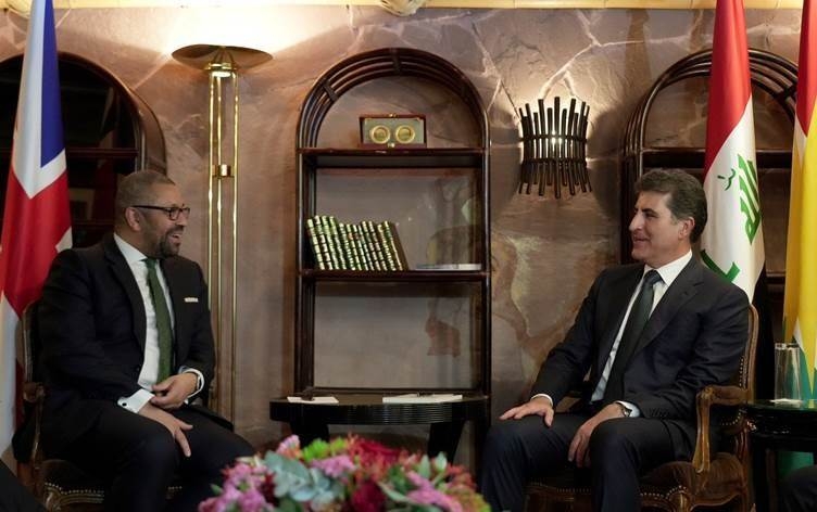 Nêçîrvan Barzanî û Wezîrê Derve yê Brîtanyayê yasaya sotemeniyê ya Iraqê gotûbêj kirin