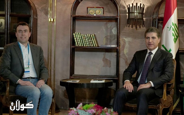 نــێچـيرڤان بارزانى له‌گه‌ڵ شاندێكى په‌رله‌مانى ئه‌ڵمانيا كۆبووه‌وه‌