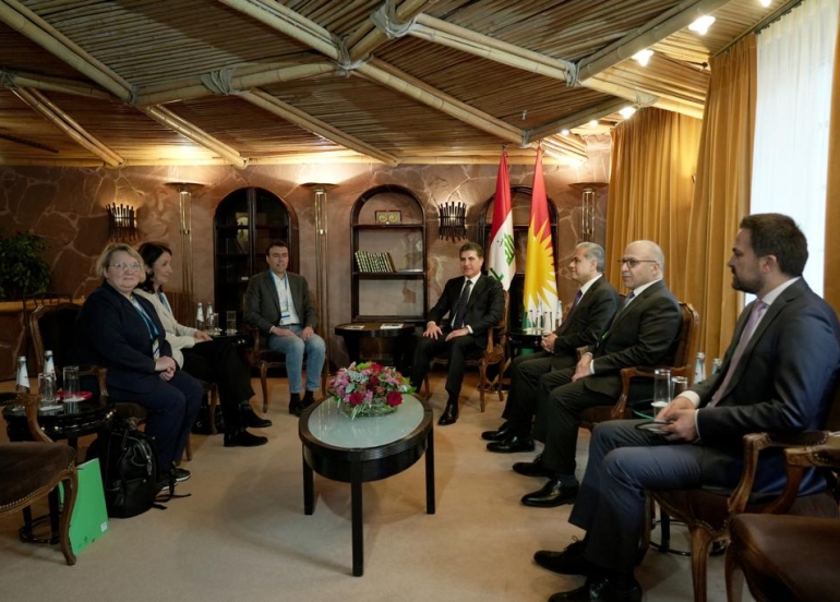 نــێچـيرڤان بارزانى له‌گه‌ڵ شاندێكى په‌رله‌مانى ئه‌ڵمانيا كۆبووه‌وه‌