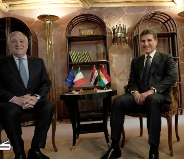 نێچيرڤان بارزانى له‌گه‌ڵ وه‌زيرى ده‌ره‌وه‌ى ئيتاليا كۆبووه‌وه‌