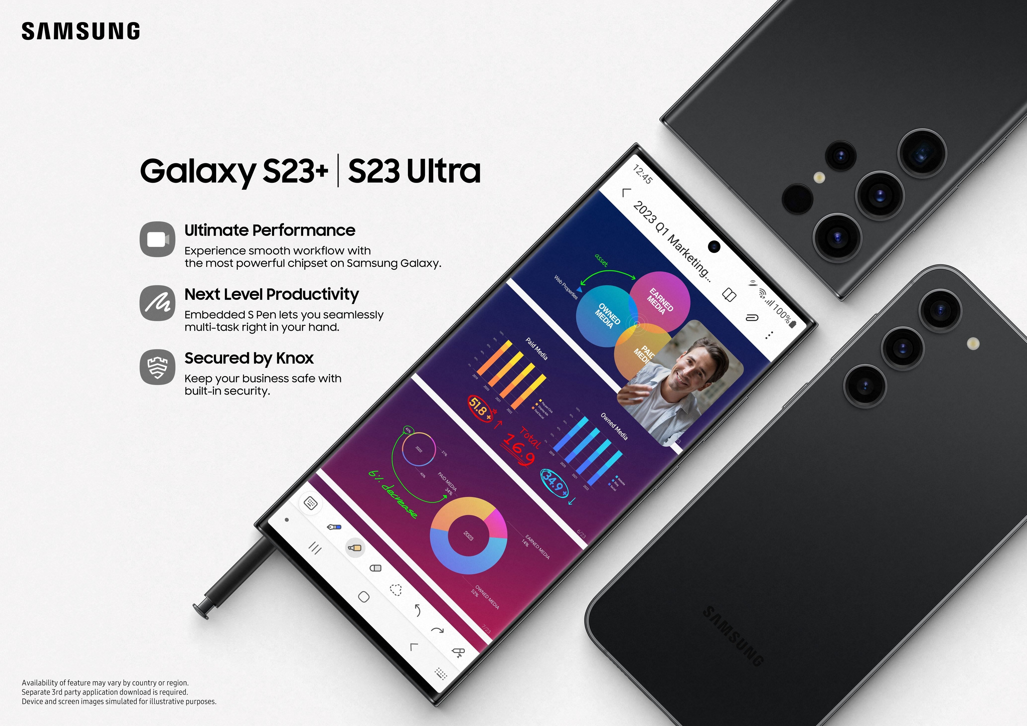 Galaxy S23 / S23+: الهاتف الذكي الأساسي، المصمم خصيصًا لك