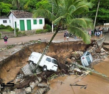 ژمارەی قوربانیانی لافاو و زەوی لەرزین لە بەرازیل گەیشتە ٤٦ کەس