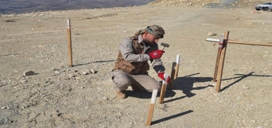 بدء تنظيف احد اخطر حقول الألغام شرق العاصمة اربيل