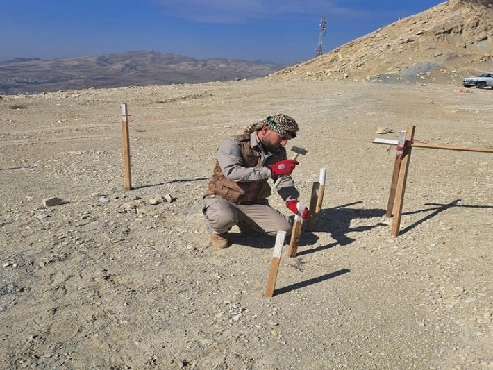 بدء تنظيف احد اخطر حقول الألغام شرق العاصمة اربيل