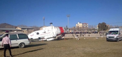 Helîkoptera berpirsên Îranê ket: Wezîr jî di nav de 18 kes birîndar bûn