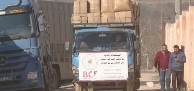 ‹بارزاني الخيرية› تواصل إغاثة منكوبي الزلزال في عفرين وشمالي كوردستان