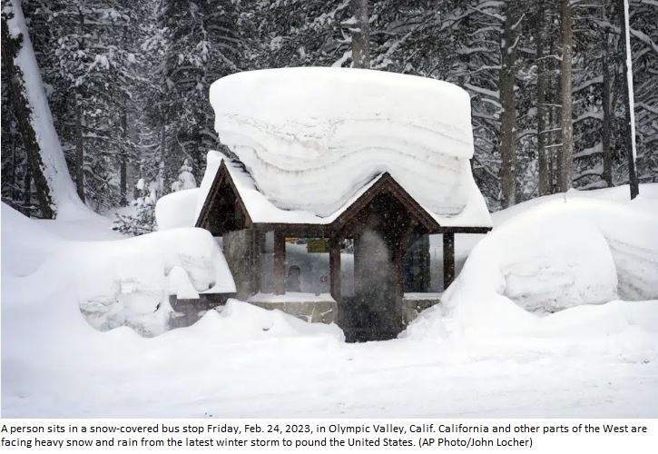 California faces more blizzards, floods in multistate storm