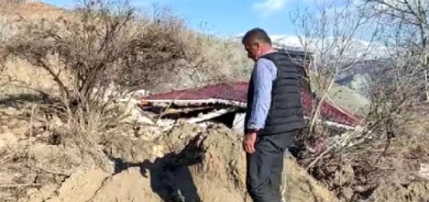 Erd liviya û 15 xanî wenda bûn