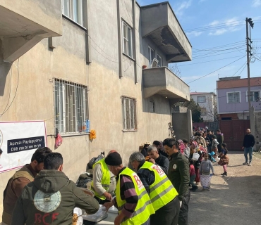 هەڵمەتە فریاگوزارییەكانی(BCF) لە توركیا و سووریا بەردەوامە