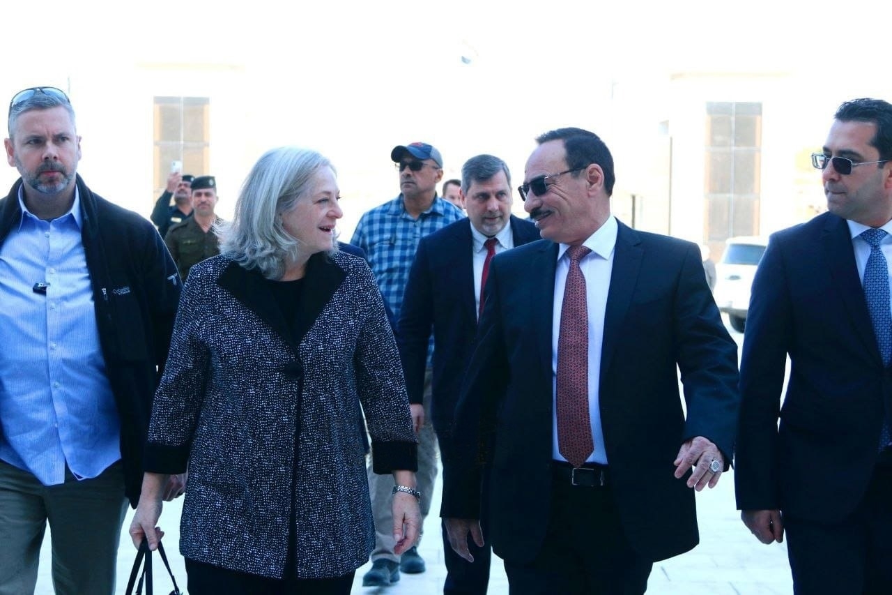 السفيرة الأمريكية تصل الى محافظة نينوى