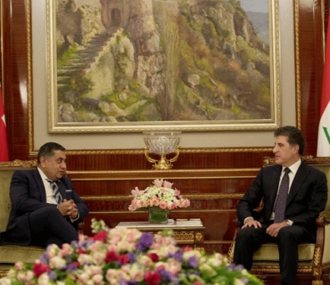 سه‌رۆك نێچيرڤان بارزانى له‌گه‌ڵ لۆرد ئه‌حمه‌د وه‌زيرى ده‌وڵه‌تى به‌ريتانيا كۆبووه‌وه‌‏