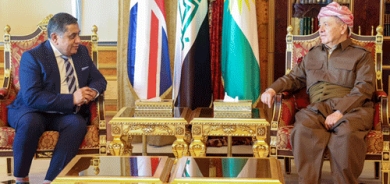 سەرۆک بارزانی پێشوازی لە شاندێکی حکوومەتی بریتانیا دەکات