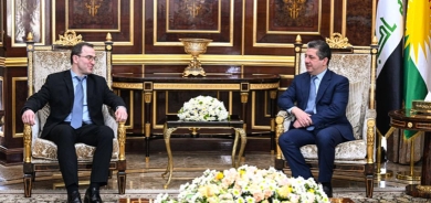 مسرور بارزاني يستقبل سفير روسيا لدى العراق