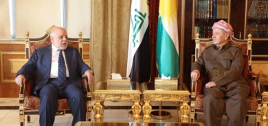 سەرۆک بارزانی پێشوازی لە سەرۆکی هاوپەیمانێتیی نەسر دەکات