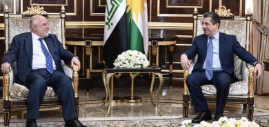 رئيس حكومة إقليم كوردستان يستقبل رئيس ائتلاف النصر