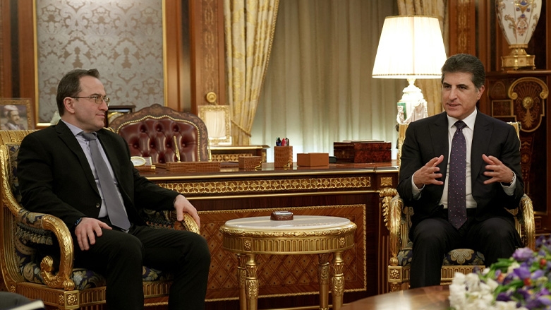 نيجيرفان بارزاني والسفير الروسي يبحثان مسار الحوار بين أربيل وبغداد