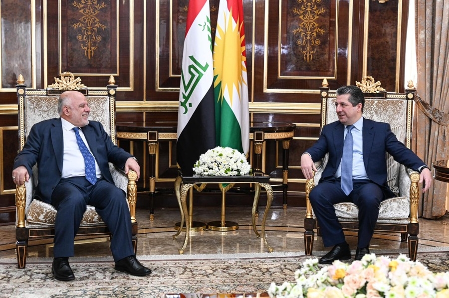 Mesrûr Barzanî û Ebadî behsa çareser kirina kêşeyan kirin