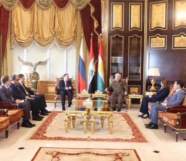 سەرۆك بارزانی پێشوازی لە باڵیۆزی ڕووسیا لە عێراق دەكات