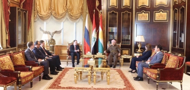 سەرۆك بارزانی پێشوازی لە باڵیۆزی ڕووسیا لە عێراق دەكات