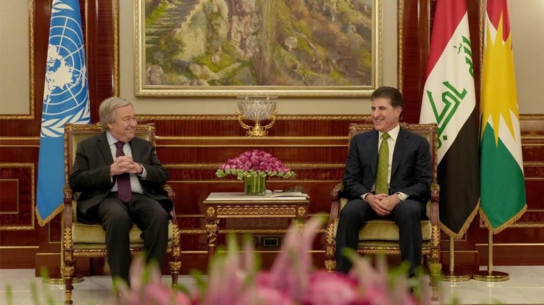 غوتيريش يعبّر عن ارتياحه لخطوات الحوار بين أربيل وبغداد