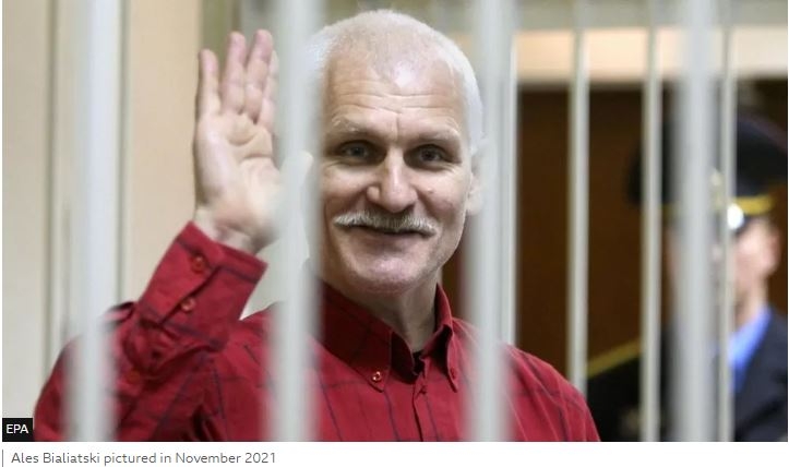 Ales Bialiatski: Nobel Prize-winning activist sentenced to 10 years in jail