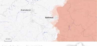 Russia defence chief inspects front line as Bakhmut battle rages