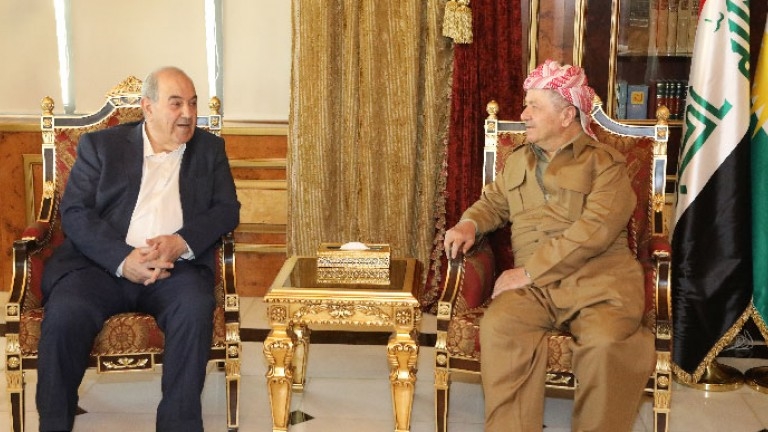 علاوي يطرح على الرئيس بارزاني مقترحاً بشأن قانون النفط والغاز الاتحادي