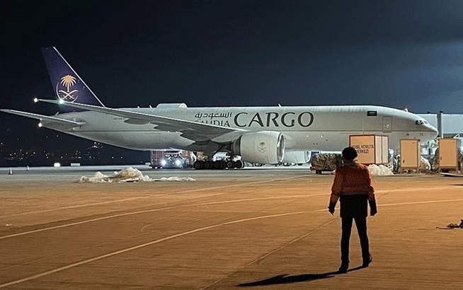 عەرەبستانی سعوودیە سێیەم فڕۆکەی هەڵگری یارمەتیی مرۆیی بۆ ئۆکرانیا نارد