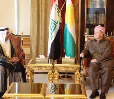 سەرۆک بارزانی پێشوازی لە کونسوڵی ئیمارات لە هەولێر دەکات