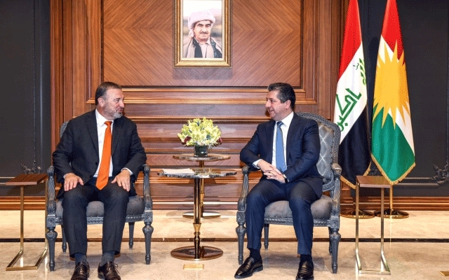 سەرۆکی حکوومەتی هەرێمی کوردستان پێشوازیی لە شاندێکی بانکی جیهانی کرد