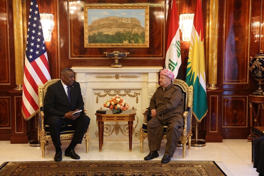 Serok Barzanî û wezîrê berevanî yê Amerîkayê civiyan