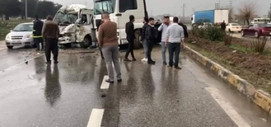 بينهم عائلة كاملة.. مصرع وإصابة 17 شخصاً بحادثي سير في السليمانية