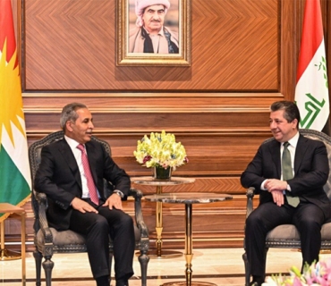 سەرۆکی حکوومەتی هەرێمی کوردستان لە شاری هەولێر له‌گه‌ڵ دادوەر فائق زێدان سەرۆکی ئەنجوومەنی باڵای دادوەريی عێراق کۆبووەوە.