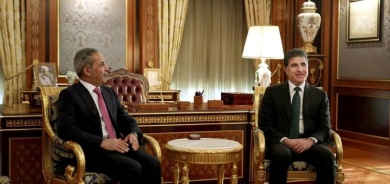 Nêçîrvan Barzanî û Serokê Encûmena Bilind a Dadwerî ya Iraqê civiyan