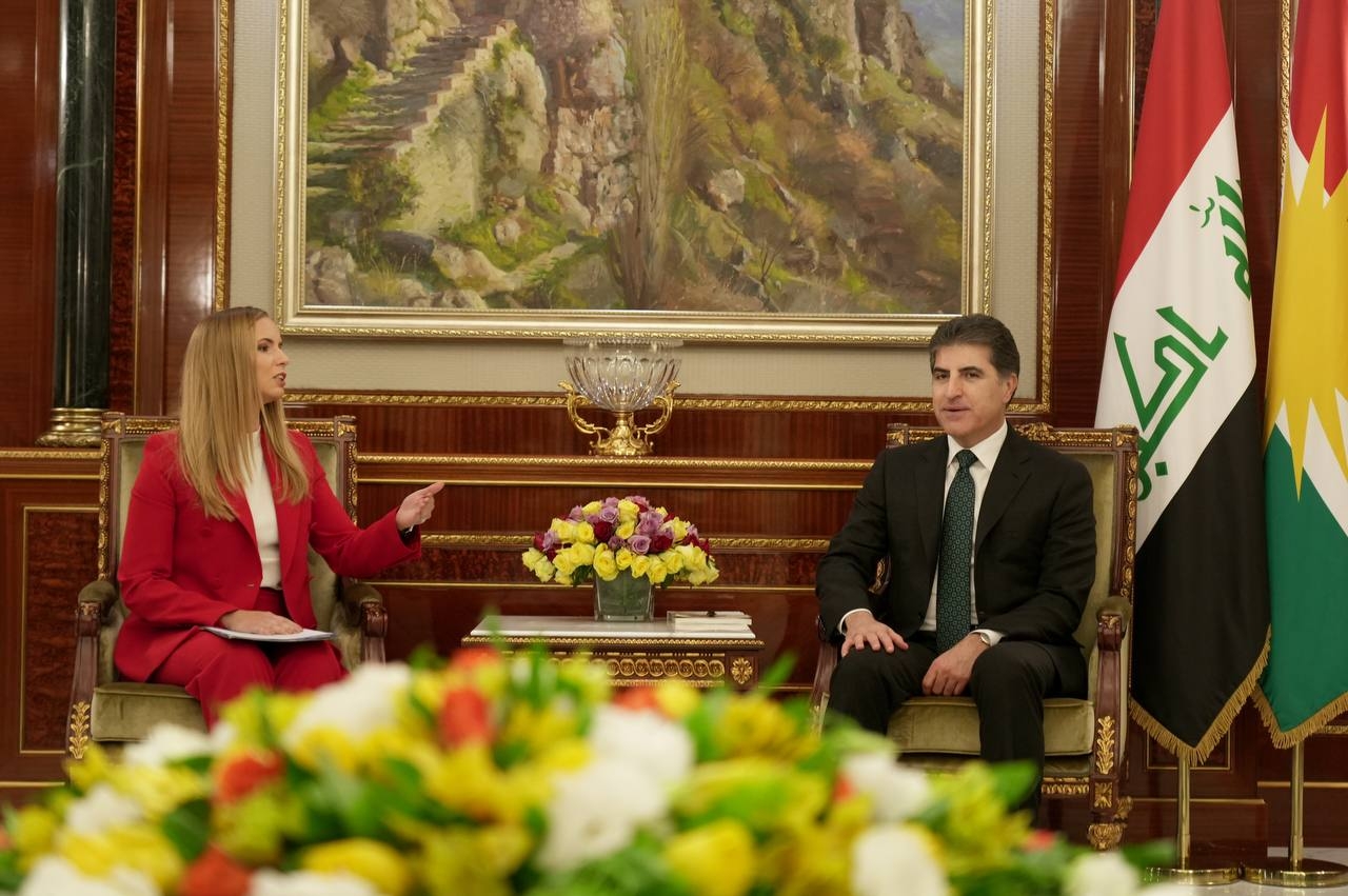 President Nechirvan Barzani meets with a delegation from the European Union