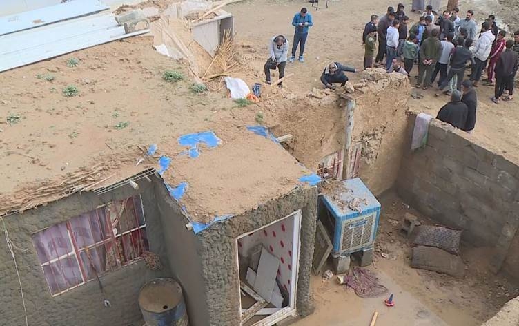 قصة وفاة امرأة وطفليها بانهيار سقف منزلهم بكركوك