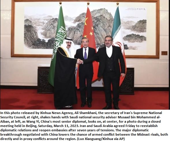 Syria hopes Iran-Saudi agreement will ease regional tension