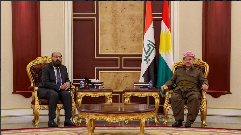 سەرۆك بارزانی لەگەڵ میری ئێزیدیان و بابا شێخ و ئەنجوومەنی ڕۆحانیی ئێزیدی كۆبوویەوە