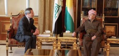 سەرۆک بارزانی پێشوازی لە شاندی فیدراسیۆنی نیشتمانیی جەنگاوەرانی دێرینی فەڕەنسا دەکات