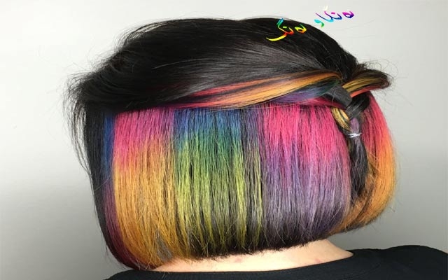 مۆدی قژی ڕەنگاوڕەنگ