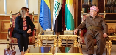 سەرۆک بارزانی پێشوازی لە باڵیۆزی سوید لە عێراق دەکات